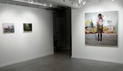 20101027 Alex Fischer Smarter Today O'Born Contemporary 06 Bring Home the Bacon +Untitled Greens +Figure Head documentation.jpg
